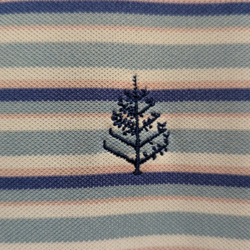 Peter Millar Summer Comfort Men's Short Sleeve Striped Polo Shirt Size XL - Picture 2 of 8